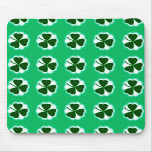 Lucky Shamrocks Mouse Mat