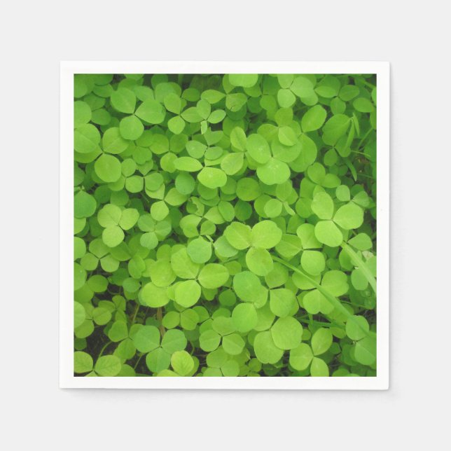 Lucky Shamrocks! Napkin (Front)