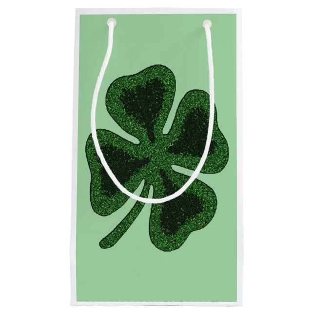 Lucky Shamrocks - Small Gift Bag (Front)