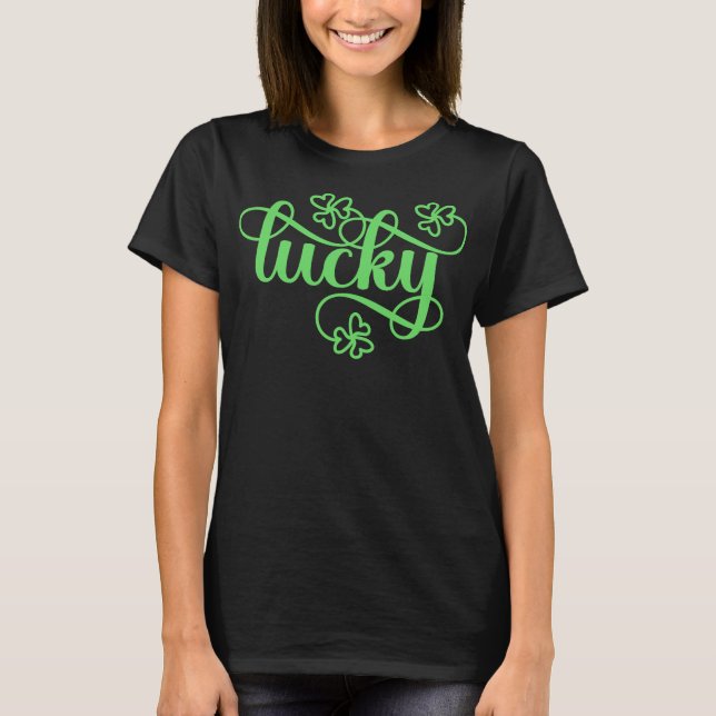 Lucky Shamrocks T-Shirt (Front)