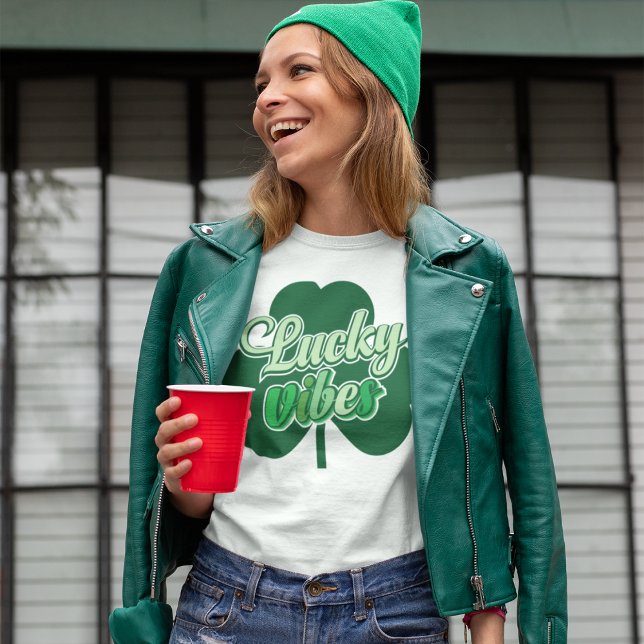 Lucky Shamrocks Vibes  T-Shirt (Creator Uploaded)