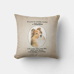 Lucky Sheltie Cushion