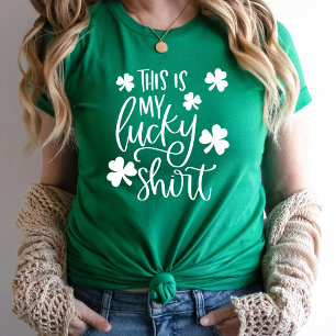 Lucky Shirt   Elegant St. Patrick's Day Typography
