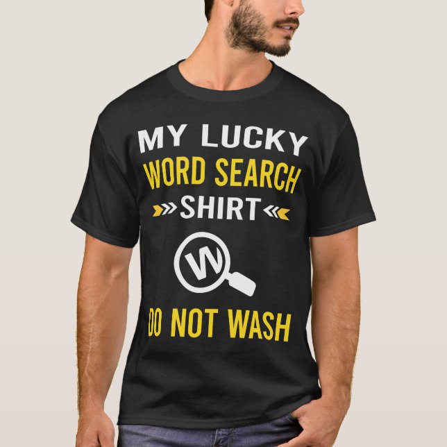 Lucky Shirt Word Search (Front)