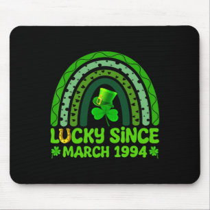 Lucky Since March 1994 Birthday 30th St Patricks D Mouse Mat