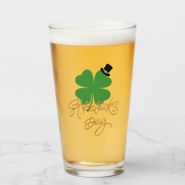 Lucky Sips: St. Patrick's Day Edition - Logo in a  Glass (Front Filled)