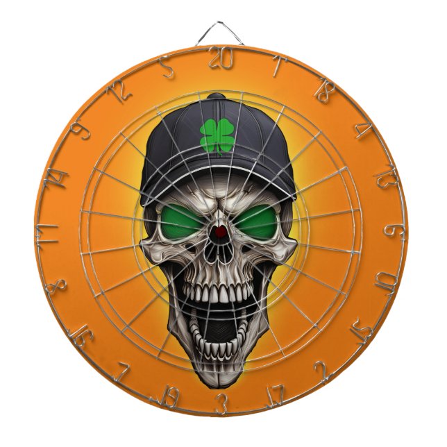 Lucky Skull Horror  Dartboard (Front)