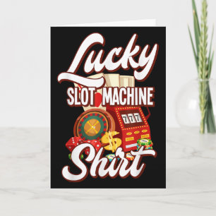 Lucky Slot Machine Casino Las Vegas Gambling Card