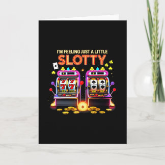 Lucky Slot Machine Casino Las Vegas Gambling Lover Card