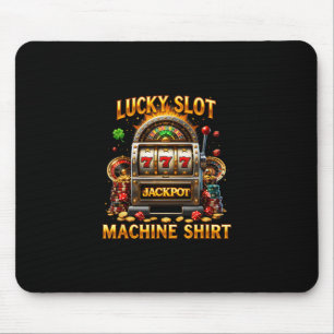 Lucky Slot Machine Gambling Lovers Casino Las Vega Mouse Mat
