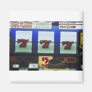 Lucky Slot Machine Winner Magnet