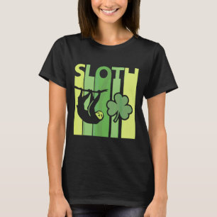 Lucky Sloth St Patrick S Day Irish Vintage Retro S T-Shirt