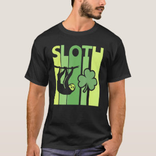 Lucky Sloth St Patrick's Day Irish Vintage Retro S T-Shirt