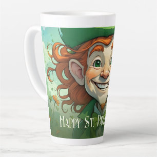Lucky Smiles on St. Patrick’s Day Latte Mug