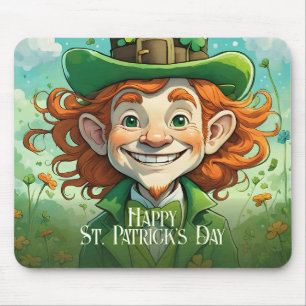 Lucky Smiles on St. Patrick’s Day Mouse Mat