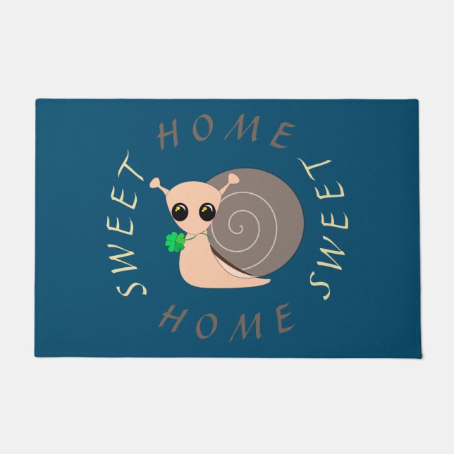 Lucky Snail - Home Sweet Home Doormat (Front)