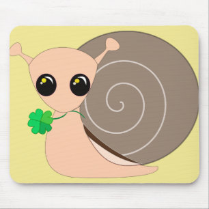 Lucky Snail Mouse Mat