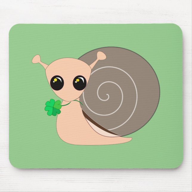 Lucky Snail - Mouse Mat (Front)