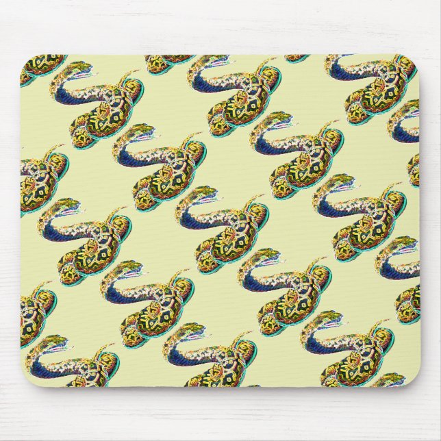 Lucky Snake Mouse Mat (Front)