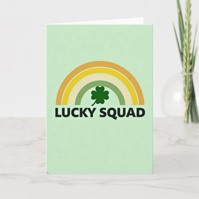 Lucky Squad Rainbow Card (Front)