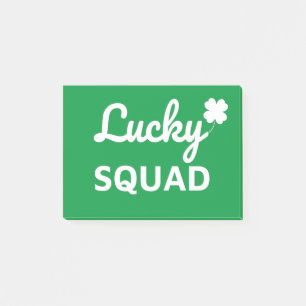 Lucky Squad St. Patrick's Day Post-it Notes