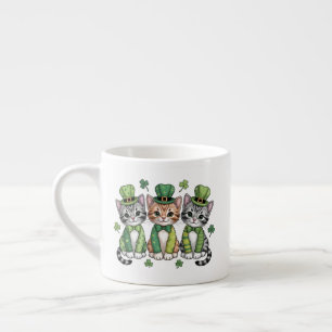 Lucky St. Patrick’s Day Kittens-47474 Espresso Cup