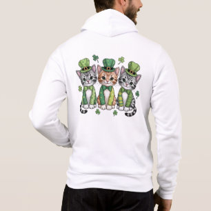 Lucky St. Patrick’s Day Kittens-47474 Hoodie