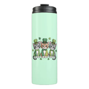 Lucky St. Patrick’s Day Kittens-47474 Thermal Tumbler