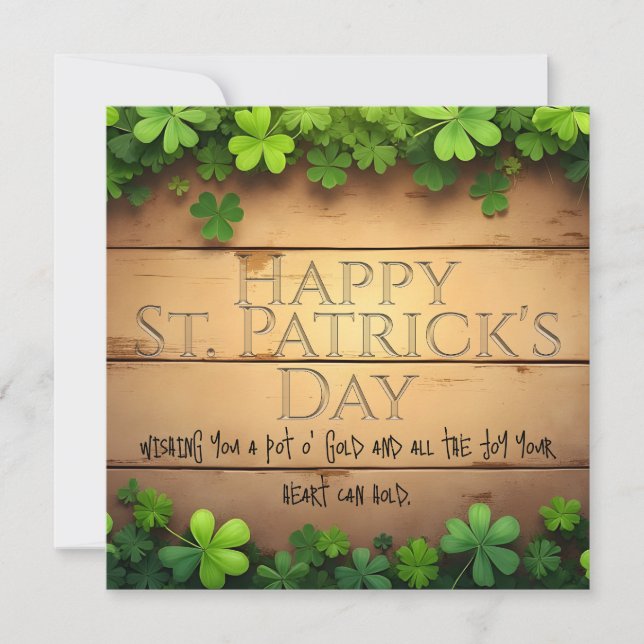 Lucky St. Patrick’s Day Wishes 🍀 (Front)