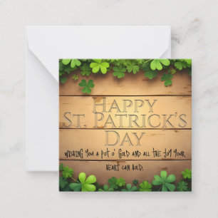 Lucky St. Patrick’s Day Wishes 🍀 Card