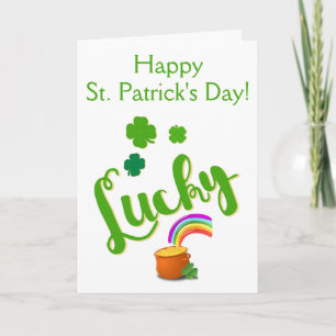 Lucky St. Patrick's Day Card