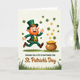Lucky St Patricks Day Card For Partner