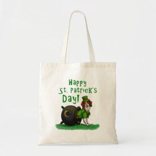 Lucky St. Patrick's Day Dog Tote Bag