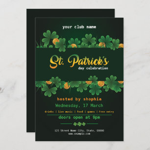 Lucky St. Patrick's Day Party Invitation