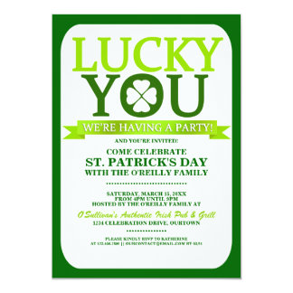 St Patrick's Day Party Invitations 4