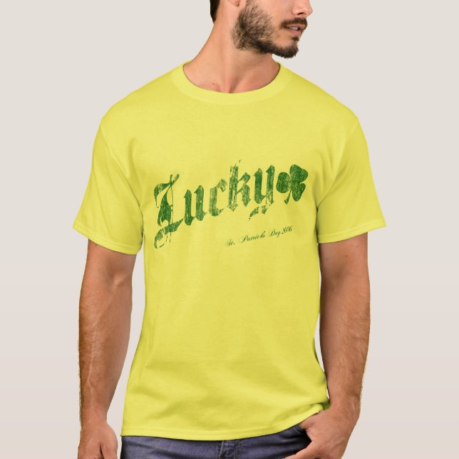 Lucky St. Patrick's Day T-shirt - 3 (Front)