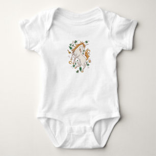 Lucky St. Patricks Unicorn Baby Bodysuit