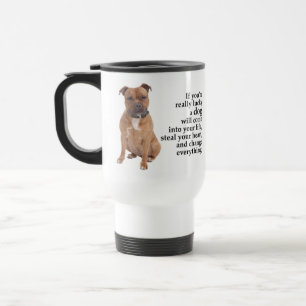 Lucky Staffie Travel Mug