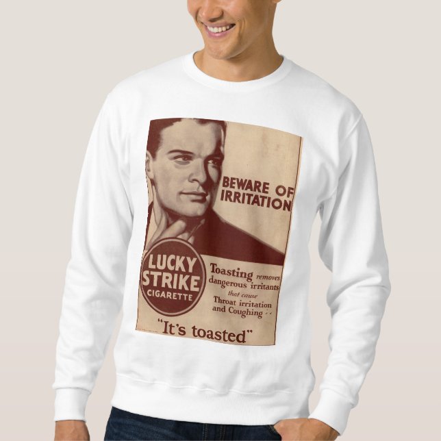 Lucky Strikes - Beware of Irritation Sweatshirt (Front)