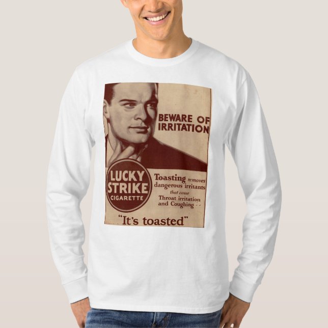 Lucky Strikes - Beware of Irritation T-Shirt (Front)