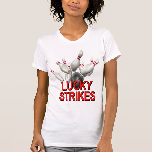 Lucky Strikes Bowling T-Shirt (Front)