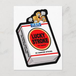 LUCKY STROKE POSTCARD