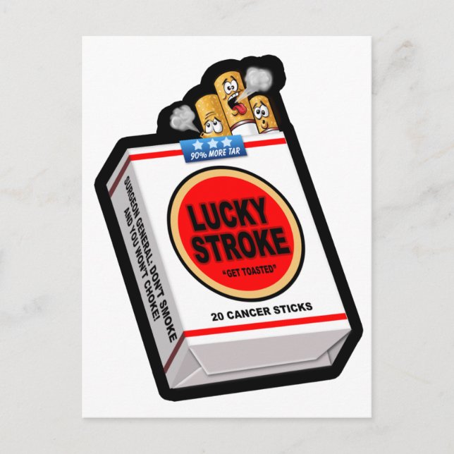 LUCKY STROKE POSTCARD (Front)