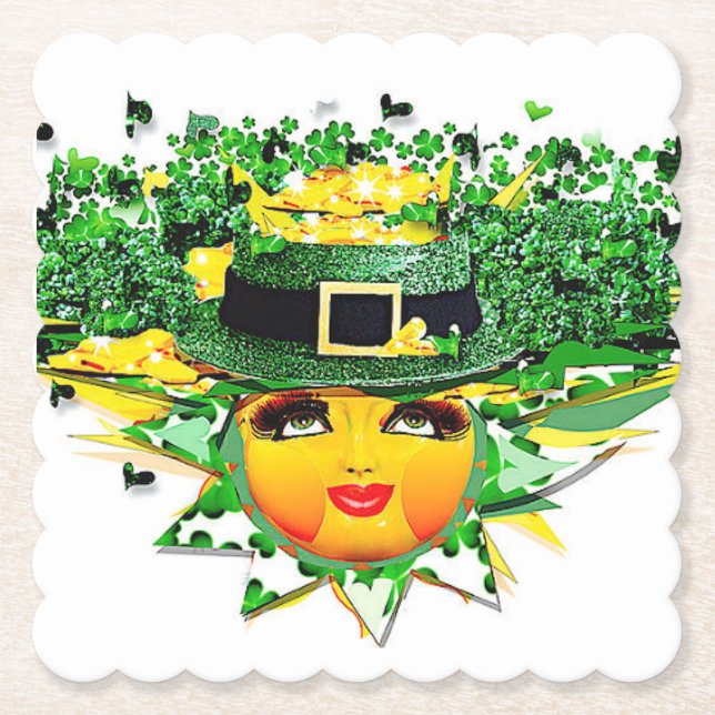 LUCKY SUN! PAPER COASTER (Front)