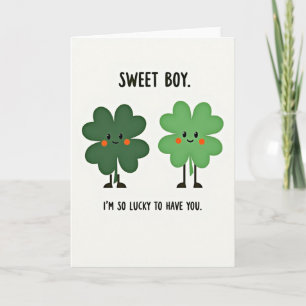 Lucky Sweet Boy Card