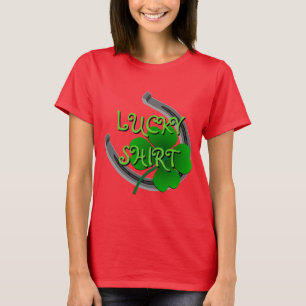 Lucky T-Shirt Personalised Shirt Organic T-shirt