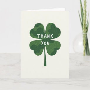 Lucky Thank You Clover Card