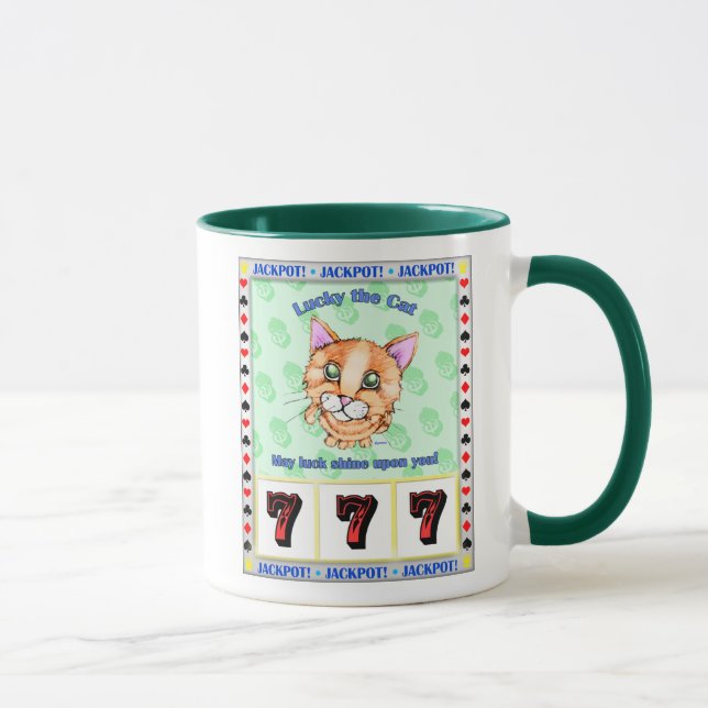 Lucky the Cat Mug (Right)
