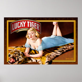 Lucky Tiger Poster