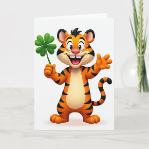 Lucky Tiger Smile Card